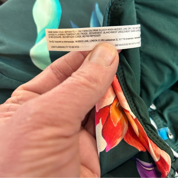 Anthropologie Maeve Keyhole One-Piece Swimsuit, Size L - Picture 11 of 12